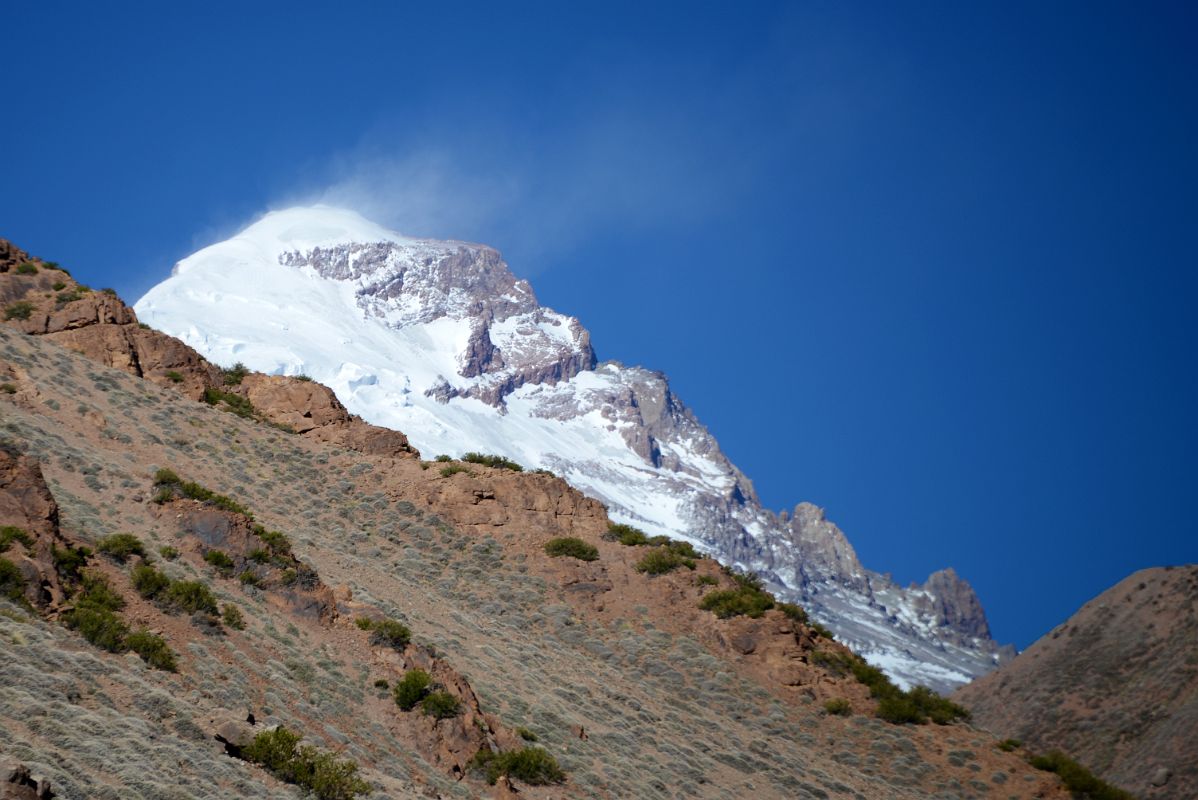 05 First View Of Aconcagua Close Up In The Relinchos Valley From Casa de Piedra To Plaza Argentina Base Camp